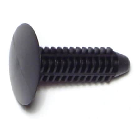 Midwest Fastener 5/16" x 1" Black Plastic Hole Flex Retainers 10PK 69166